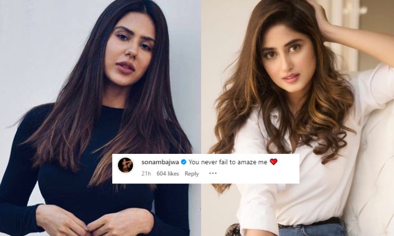 Indian Actor Sonam Bajwa All Praise for Sajal Aly