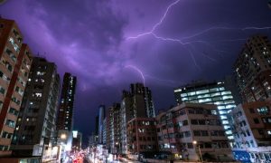 Nearly 10,000 Lightning Strikes Hit Hong Kong Overnight