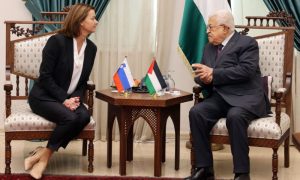 Palestinian, President, Slovenia, Foreign Minister, Israeli, Gaza Strip, United Nations, West Bank,