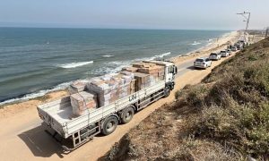 Egypt, UN, Aid, Israeli, Crossing, Gaza, United Nations, Humanitarian Aid, Trucks, Rafah, International Court of Justice, UNRWA