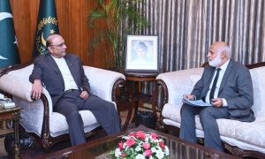 Pakistan’s President, Asif Ali Zardari, technology highways, students, economy, laptops, access to education, global labour markets,