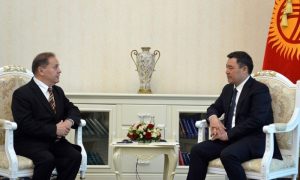 Kyrgyzstan President Awards Hungarian Ambassador with Dostuk Order