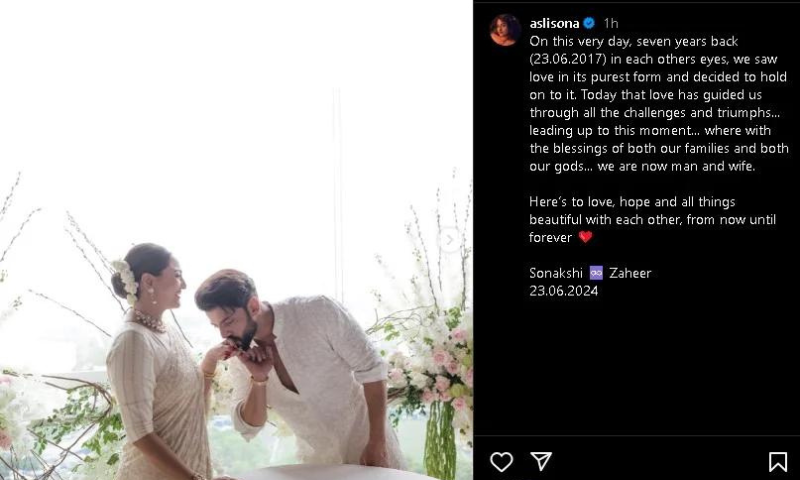 Sonakshi Sinha Zaheer Iqbal Tie the Knot 1