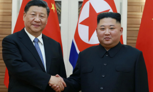 Symbol of North Korea China Friendship Closed Amidst Strains in Relations 2