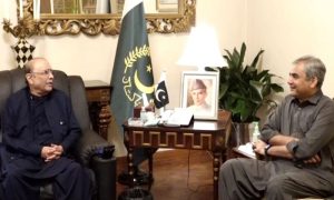 Pakistan, Pakistan Interior Minister Mohsin Naqvi, President Asif Ali Zardari, Aiwan-e-Sadr, Islamabad