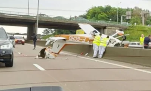 Paris, Motorway, Aircraft, Crash