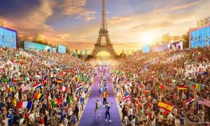 Pakistan Embassy in Paris, meet-and-greet event, athletes, Paris 2024 Olympics, Rana Sanaullah Khan, Olympics Opening Ceremony,