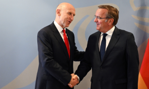 Britain, Germany, defense declaration, European security, Ukraine, John Healey, Berlin, Boris Pistorius