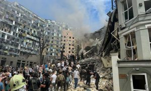 Russian, Ukraine, Kyiv, Children's Hospital, President, Volodymyr Zelensky, Missile Attacks,