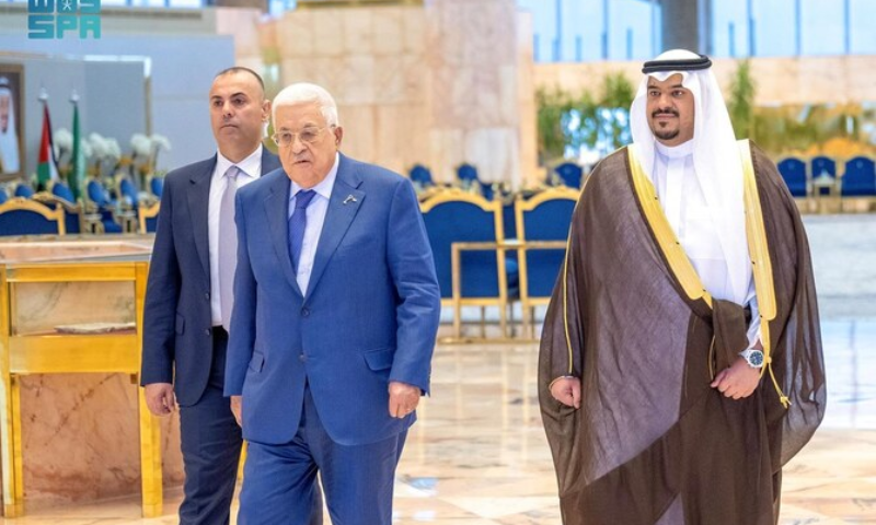 Palestinian President, Mahmoud Abbas, Riyadh, King Khalid International Airport, Saudi Arabia