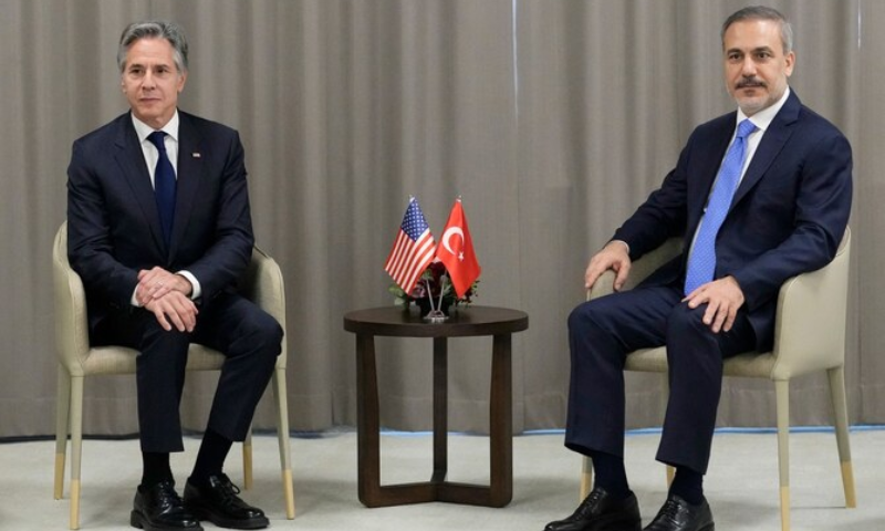 Turkish FM, Blinken, Gaza Truce Efforts, Ankara