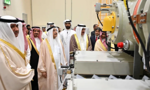 Saudi Arabia, electricity station, water distribution station, Al-Hidd Housing City, Bahrain, Bahrain's Deputy Prime Minister, Sheikh Khalid bin Abdullah Al Khalifa,