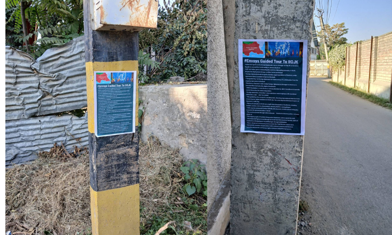 DFP, foreign diplomats, Indian government, occupied Jammu and Kashmir, IIOJK, 