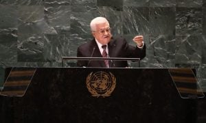 Palestinian President, Mahmud Abbas, Israel, US, United States, Weapons, Gaza, Washington, United Nations General Assembly