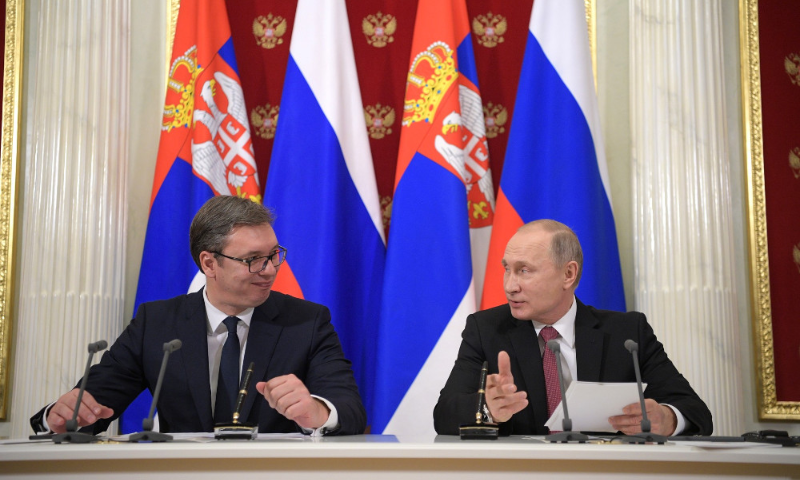 Putin, Serbian, Deputy PM, French, Arms Deal, Meeting