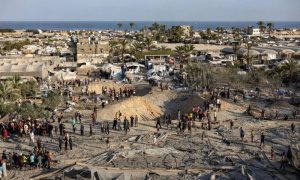 Israel, Gaza, Hamas, Palestinians, Khan Younis, School, UNRWA, Refugee Camp, Bombardment