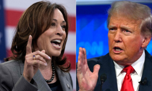 Harris, Trump, Israel, Gaza. Arab, American, PAC, Rejects