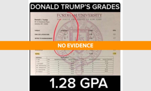 Fact Check, Proof, Image, Shows, Trump, Real, Fordham, Report Card
