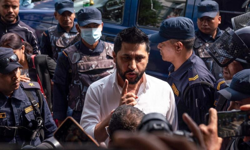 Police Clash with Protesters in Nepal over Politicians Fraud Charges 1