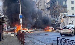 Russian Strikes, Ukraine, Kyiv,