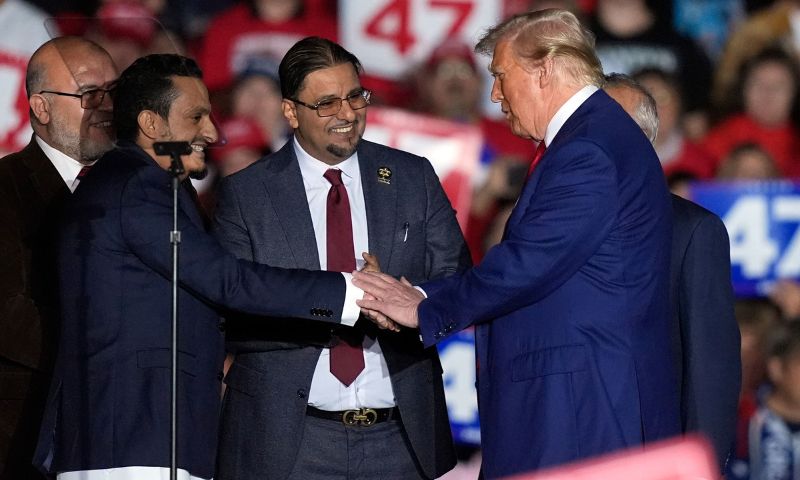 Trump, Michigan, Muslim, Leaders, Gains, Support