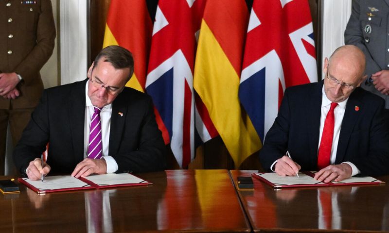 UK, Berlin, Germany, military cooperation, defense pact, threats from Russia, invasion of Ukraine, Trinity House Agreement, John Healey, Boris Pistorius, Germany,