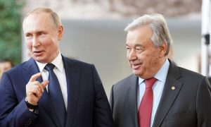 Russia's President, Vladimir Putin, UN Secretary-General, Antonio Guterres, Kremlin, BRICS Summit, Kazan, Moscow, Ukraine,