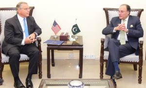 Pakistan, Muhammad Aurangzeb, reforms in taxation, energy, state-owned enterprises, SOEs, US Ambassador, Donald Blome,