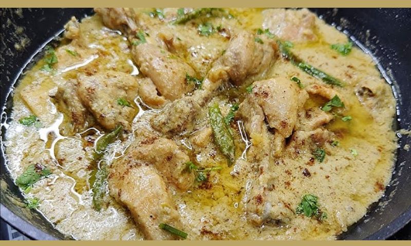 White Chicken Karahi