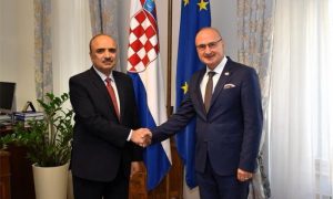 Pakistan’s Ambassador to Bosnia, Maj Gen (R) Syed Qaiser Abbas Shah, Croatia, Gordan Grlic Radman, Zagreb,