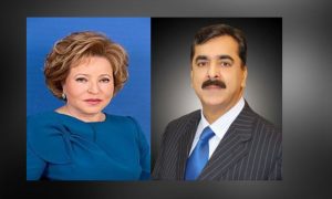 Speaker of the Federation Council, Russian Federation, Valentina Matvienko, Pakistan, Senate Chairman, Syed Yousaf Raza Gillani,