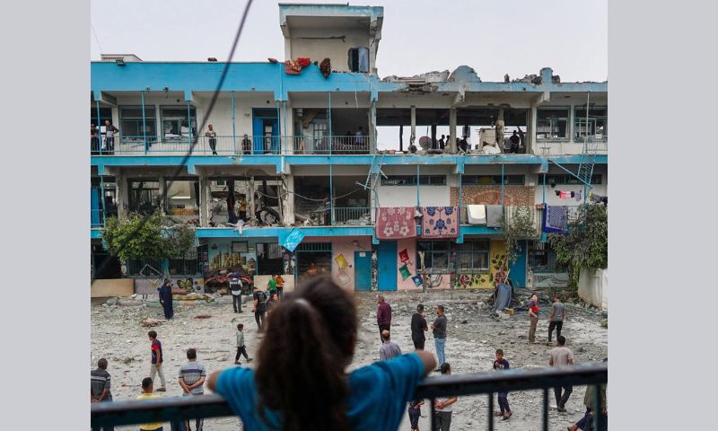Saudi Foreign Ministry, UNRWA, Gaza, School, Israeli