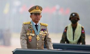 China. Myanmar, Junta, Leader, Min Aung Hlaing