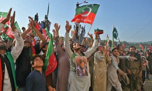 PTI protest, PTI, long march, Imran Khan, Khyber Pakhtunkhwa,