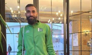Pakistan Amjad Ali Shines at Istanbul Marathon