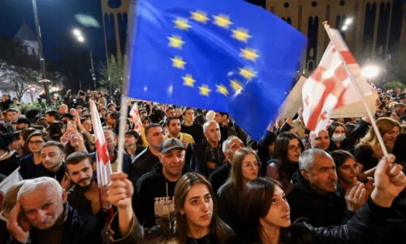 Georgia, Pro-EU Protests, Tbilisi, Parliament, Prime Minister, Georgia Dream Party