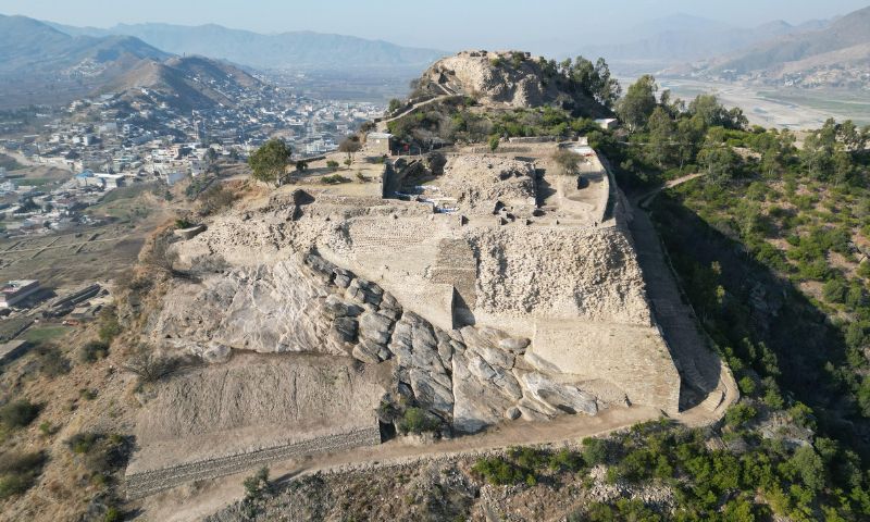Ghwandai Top, Barikot, Swat, Pakistan, Khyber Pakhtunkhwa, Indo-Greek, Buddhist, Brahmanical