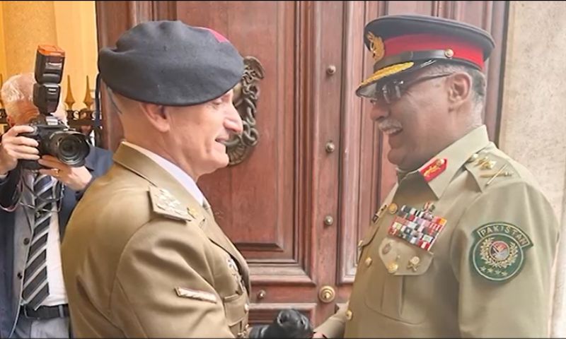 Pakistan, Italy, General Sahir Shamshad Mirza, Chairman Joint Chiefs of Staff Committee, CJCSC, Armed Forces, ISPR