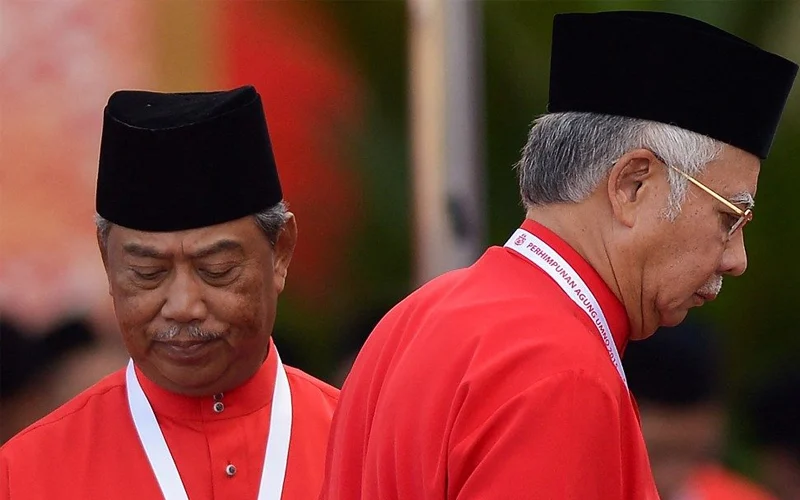 Najib Razak disputed Muhyiddin Yassin