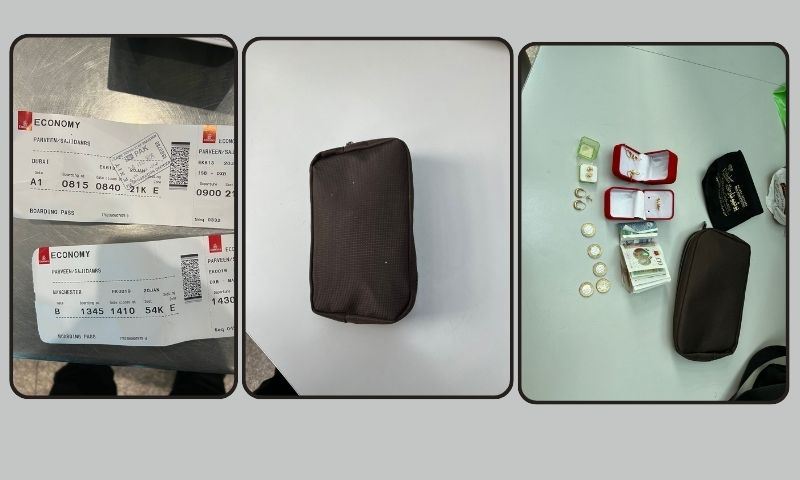 Pakistan Airport, Jewellery, Passenger, Belongings