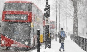 Temperatures in the UK May Drop to -16C This Week