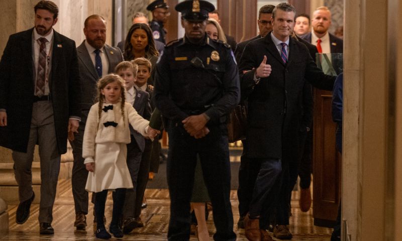 US Senate confirms former Fox News co host Pete Hegseth as Pentagon chief 1