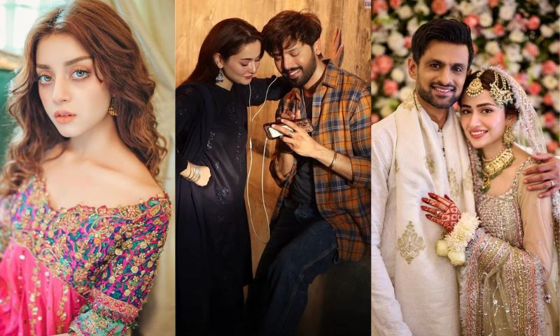 Alizeh Shah, Pakistan, Showbiz, Entertainment, Hania Amir, Khalil-ur-Rehman Qamar, Sana Javed, Alizeh Shah, Shoaib Malik