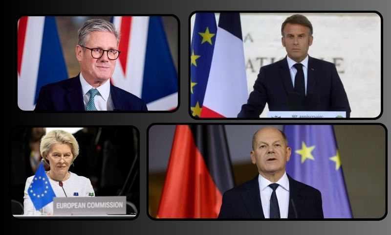 Trump, Trump’s inauguration, French President Emmanuel Macron, UK Prime Minister Keir Starmer, Germany’s President Olaf Scholz