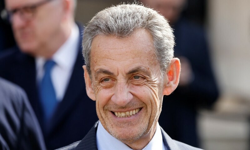 ormer President Nicolas Sarkozy