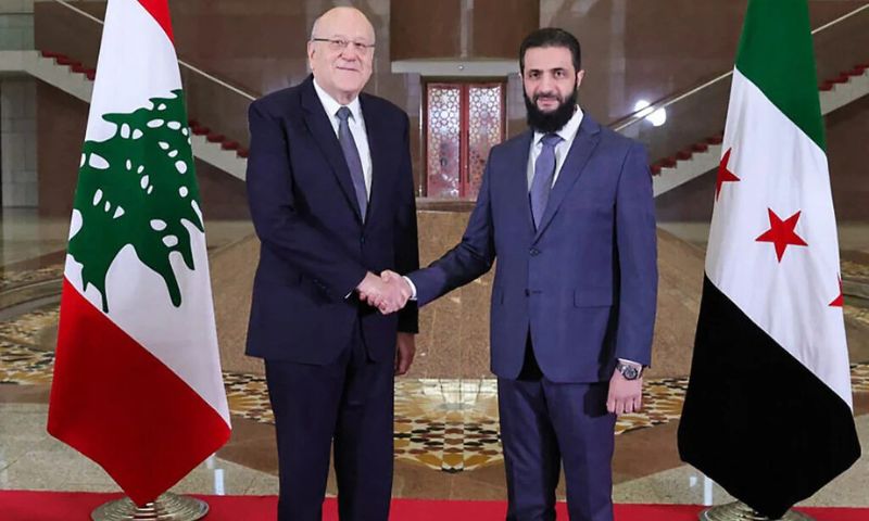 Lebanon, Syria, Damascus, Ahmed al-Sharaa, Border, Israel, Europe, Saudi Arabia, Qatar, Jordan