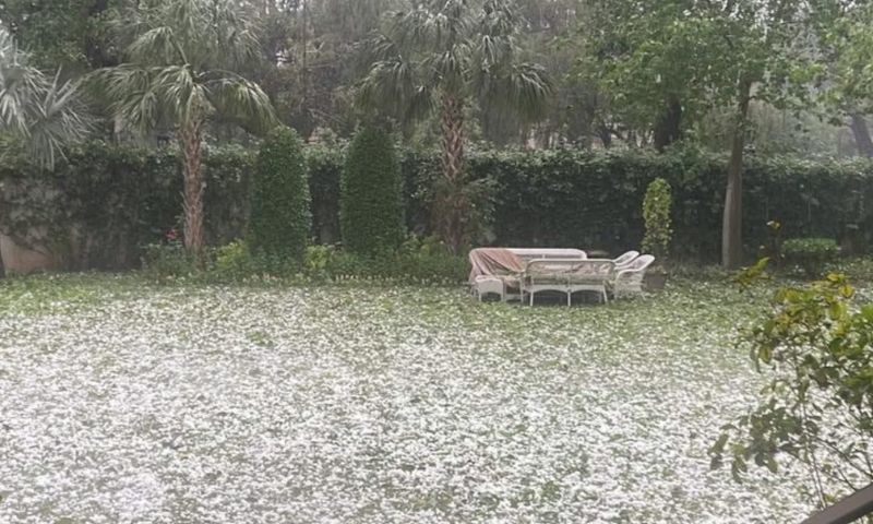 Pakistan Hail storm
