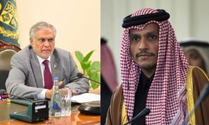 Pakistan, Qatar, Pahalgam, India, Government, Ishaq Dar, Khawaja Asif, Prime Minister, Sheikh Mohammed bin Abdulrahman Al-Thani, Kashmir