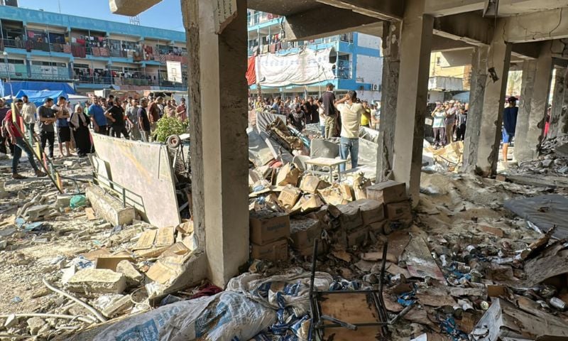 Israel, Gaza, Hamas, Palestinians, Rafah, Khan Younis, School, Strikes, Netanyahu