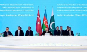Azerbaijan, Pakistan, Turkiye, Lachin, Trilateral Summit, Ilham Aliyev, Erdogan, Shehbaz Sharif, Investment